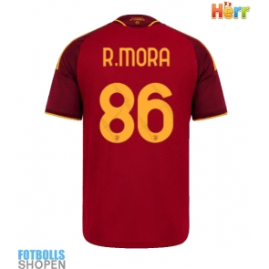Billiga AS Roma Rodrigo Mora #86 Hemmatröja 2026-27 Kortärmad